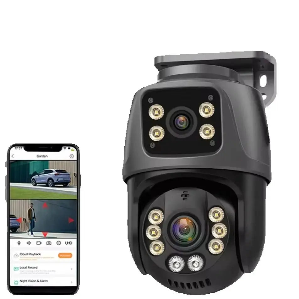 4K PTZ Camera Outdoor with 8MP HD Dual Lens and Auto Tracking for Ultimate Surveillance