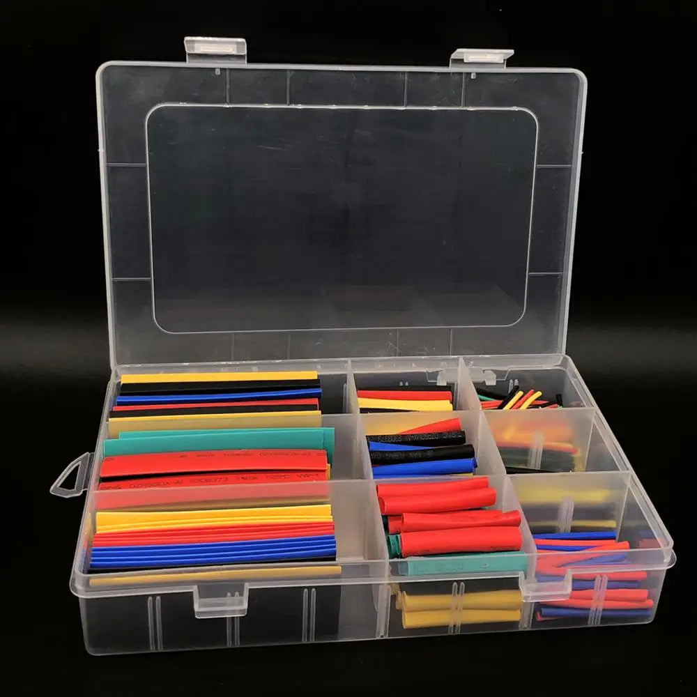 127-750pcs Heat Shrink Tubing Kit for Electrical Connection Wire Cable Insulation Sleeving