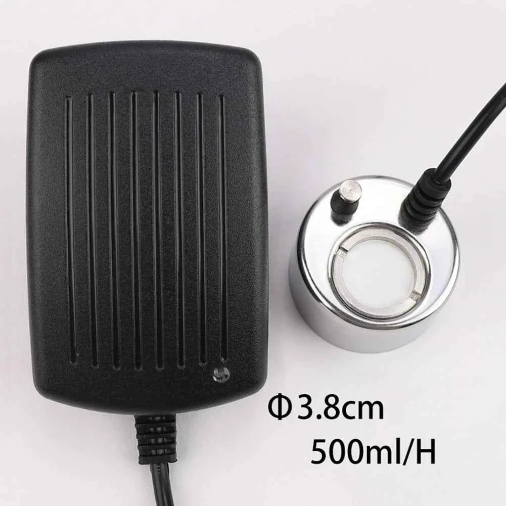 Mini Mist Maker Fogger No Light 38mm Balcony Garden Pond Waterscape Mist Sprayer Humidifier Outdoor Fountain Accessories