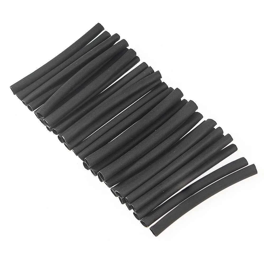 127PCS Heat-shrink Tubing Kit 2:1 black Thermoresistant Tube Electrical Connection Wire Cable Insulation Sleeving